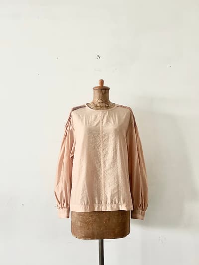 【美品】IENA　ギャザースリーブブラウス 画像1