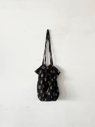 【美品】SOULEIADO　ブロックプリント　2way bag 画像1
