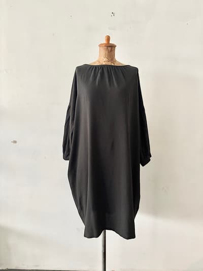evameva　gathered sleeve OP 　コットン　 画像1