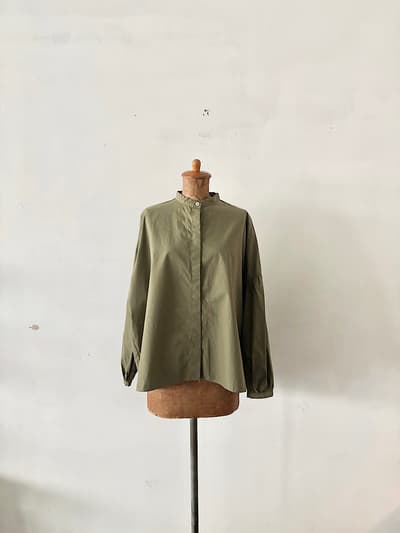 SETTO　PAFU SHIRT　Olive Drab　サイズF　 画像1
