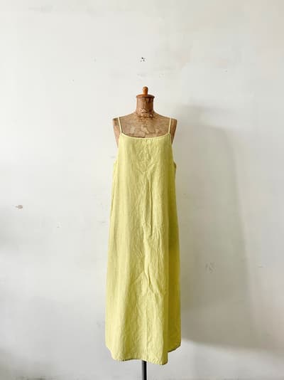【美品】yuni コットンキュプラ　ワンピース　サイズF 画像1