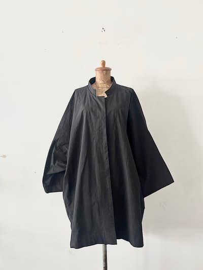 【美品】ito fukuoka　ma.liberte by ito　黒　羽織　コート 画像1