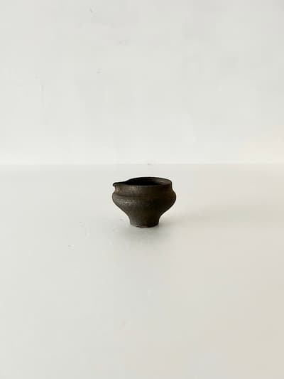 【美品】藤原純　注器　片口　小　信楽焼 画像1