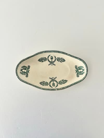 【フランスアンティーク】Sarreguemines　WAGRAM　ラヴィエ　前菜皿 画像1