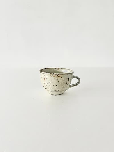 【美品】松原竜馬　マグカップ　粉引 画像1