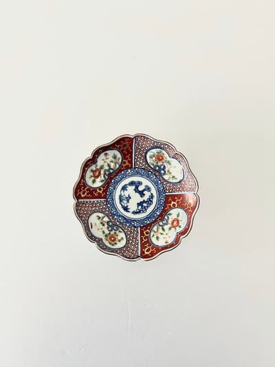 【骨董】大聖寺　伊万里　5寸皿 画像1