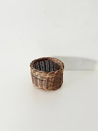 【美品】あけび　カゴ　天然素材 画像1
