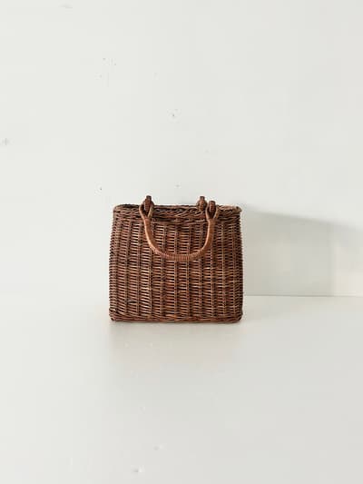 【美品】あけび　かごバッグ 画像1
