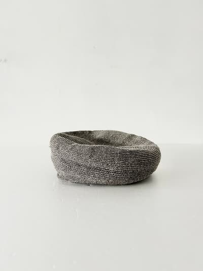 【美品】STRATO　リネン　ベレー帽　グレー 画像1