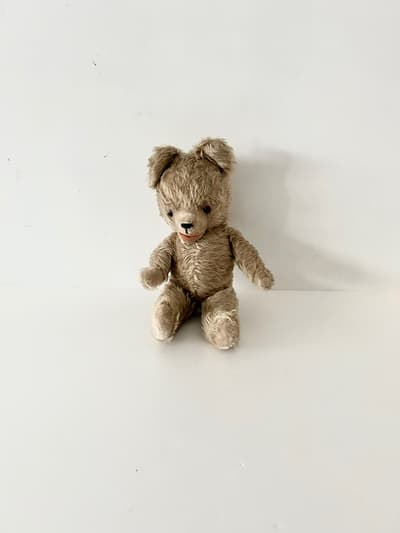 【Germany Vintage】ハーマン社　オープンマウスベア　ぬいぐるみ　小　④ 画像1