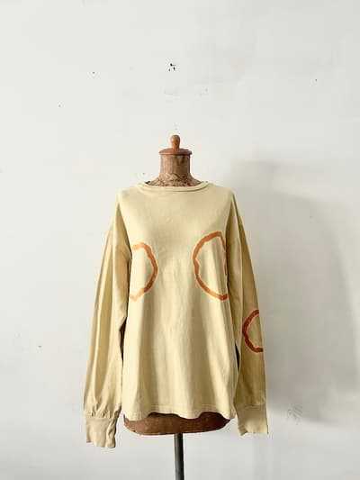 6  ROKU　COTTON DYED LONG SLEEVE T 画像1