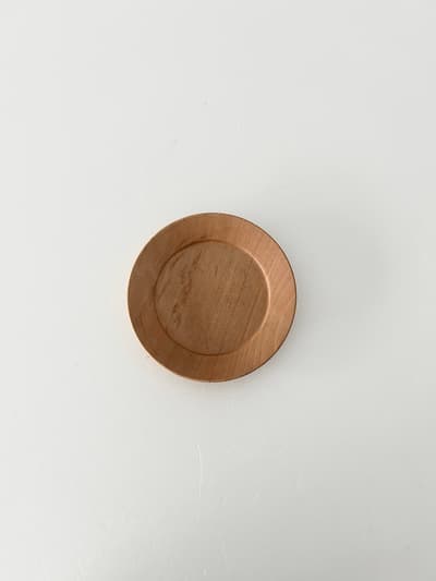 【美品】北欧暮らしの道具店　ぴったり重なる洗える木のプレート　15cm 　① 画像1