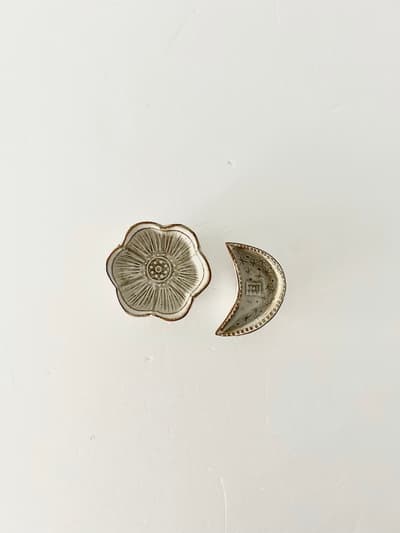 【美品】キエリ舎　豆皿　月　ソースピッチャー　セット 画像1