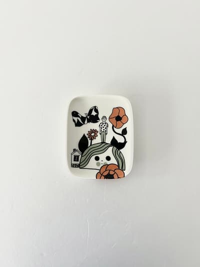 【美品】marimekko　Oiva　MARIKYLA　スクエアプレート　日本限定 画像1