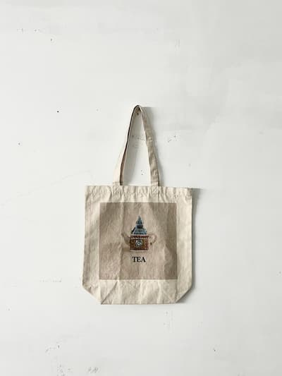 【美品】pot and tea　デジタルプリント柄　バッグ　トート 画像1