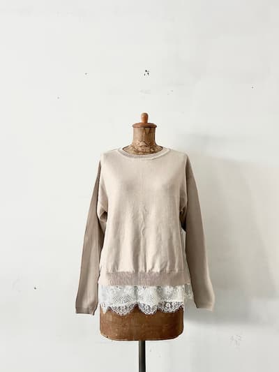 【未使用】URBAN RESERCH items　シームレースニット　　サイズFREE 画像1