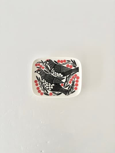 【美品】marimekko　KIIRUNA　スクエアプレート　北欧　 画像1