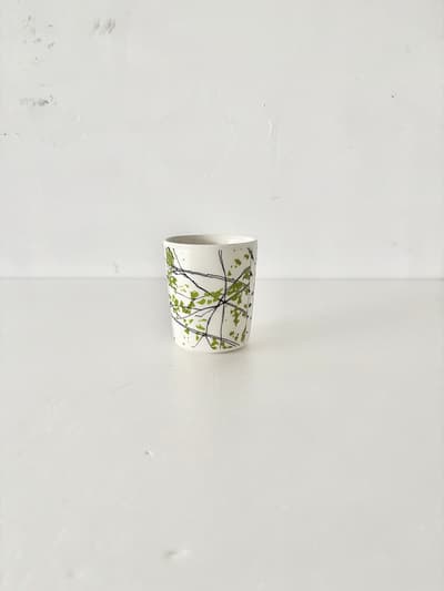 【美品】marimekko  KAIKU 　 樹木 　 ラテマグ　カップ 　廃盤　北欧　 画像1