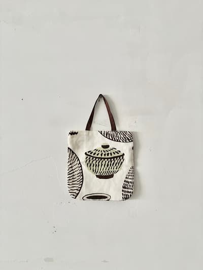 【美品】gochisou　小鹿田焼　トートバッグ  画像1