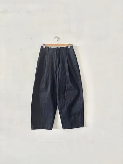 yuni　デニム　インディゴ　パンツ　サイズM　 画像1