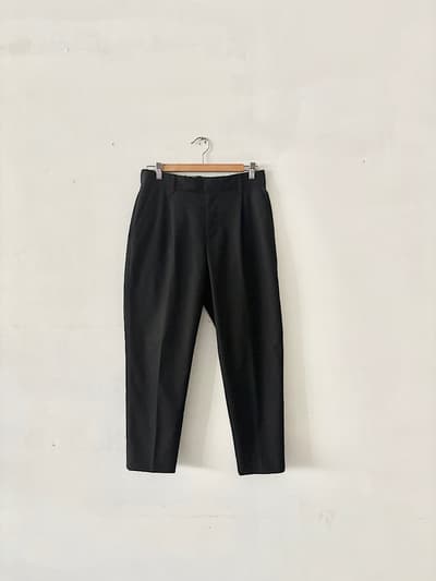 FRAMeWORK　黒　スラックス　パンツ　　 画像1