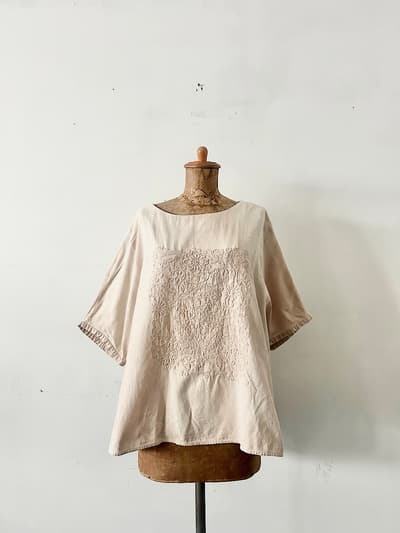 peopletree　刺繍ブラウス　コットン 画像1