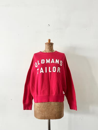 OLDMAN'S TAILOR　フロッキープリント　スウェット 画像1