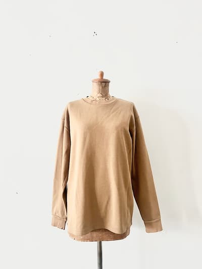 【美品】three dots　ロングスリーブ　カットソー　サイズM 画像1