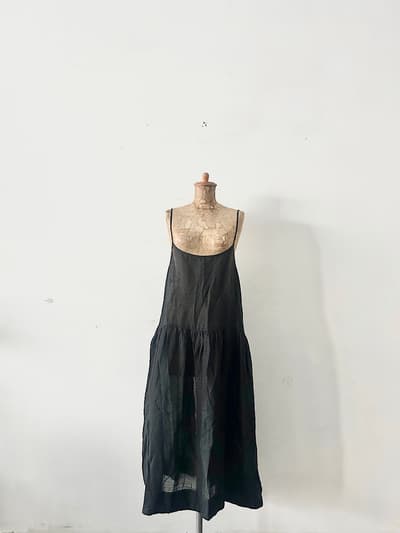 【美品】nestRobe　バンブーコットンボイルキャミワンピース 画像1