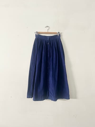 WOOLRICH　コーデュロイスカート　brite navy　サイズ6 画像1