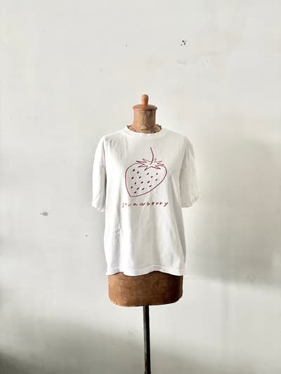 pot and tea　イチゴTシャツ 　Lサイズ 画像1