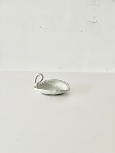 【美品】よしざわ窯　白鳥　プレート　 画像1