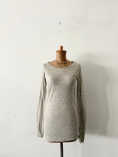 TOUJOURS　コットン　ニット　カットソー　サイズF 画像1
