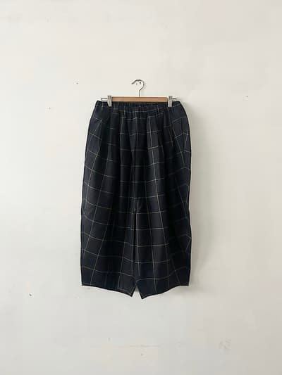 【未使用】Hands of creation　タックイージーサルエルパンツ　ウール 画像1