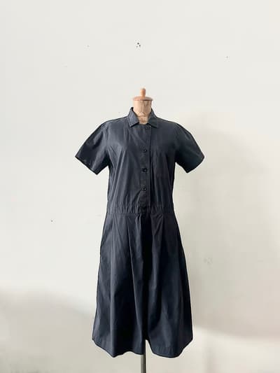 MHL　コットンワンピース　ネイビー　サイズ1 画像1