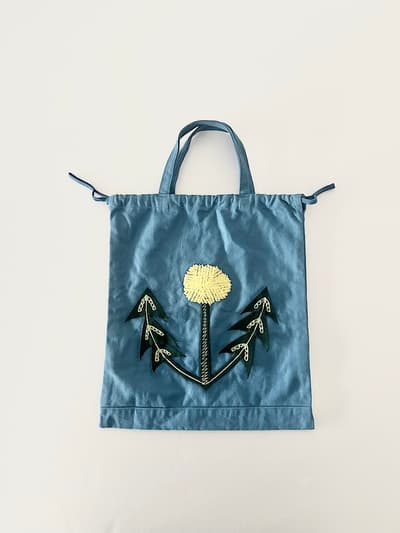 【美品】mina perhonen　tanpopo　お子様用シューズバッグ  画像1