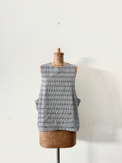 【美品】mizuiro-ind　ヒッコリー　トップス 画像1