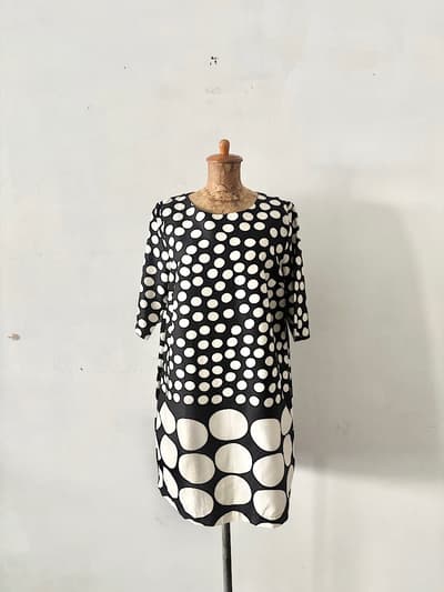 【美品】marimekko　CERES KOMEETTA　ドレス　ワンピース　 画像1
