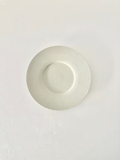 こいずみみゆき　幅広のリム皿 8寸 　グリーン　グレー　 画像1