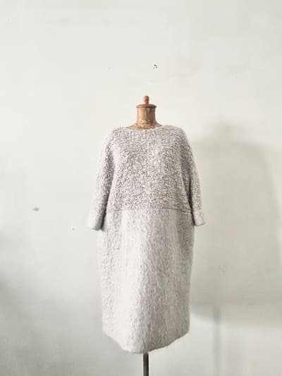 mina perhonen　sweet sheep　ワンピース　グレー　36 画像1