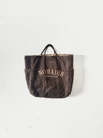 【美品】NOMADIS SAC BOA サック ボア・ナイロン トートバッグ ダークブラウン 画像1