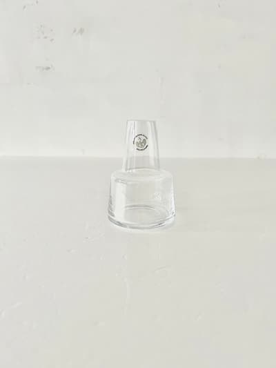 【北欧】HOLMEGAARD　FLORA　花器　12cm　クリア　底小 画像1