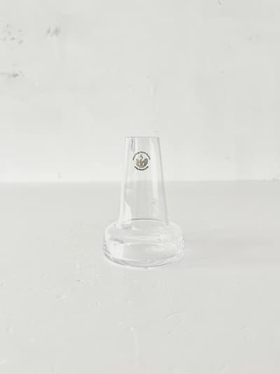 【北欧】HOLMEGAARD　FLORA　花器　12cm　クリア　底大 画像1