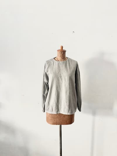 evam eva vie　FLANNEL COTTON PULLOVER 画像1