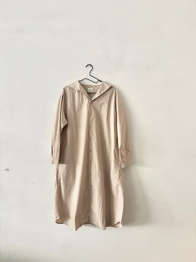 【美品】ORCIVAL　コットン セーラーカラー　ロングシャツドレス　 画像1