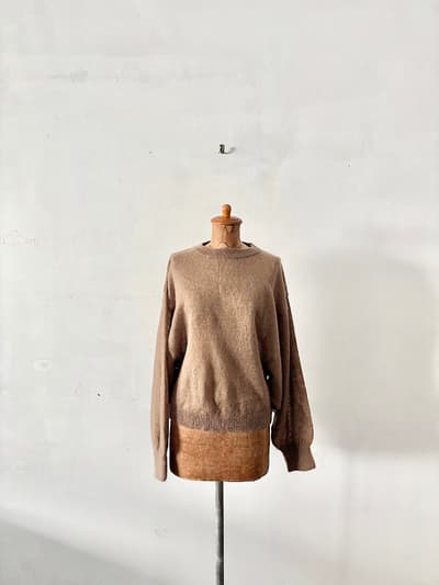 Porter des boutons　バルーン袖　モヘア混ニット　 画像1