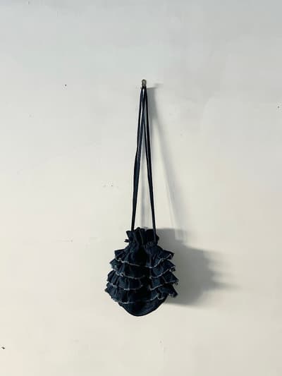 【美品】＆ yarn 　マイフェイバリットデニムフリルバッグ　滝口和代 画像1