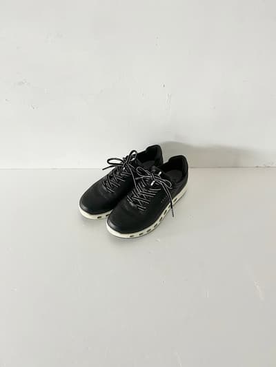 【美品】ecco cool 2.0  GTX スニーカー GORE-TEX　レザー　黒　 画像1