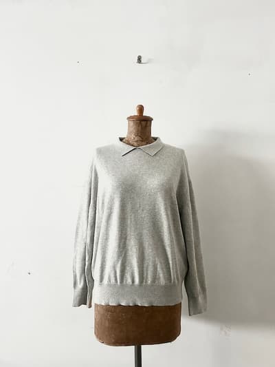 【美品】mao made　ニットプルオーバー　フリーサイズ 画像1
