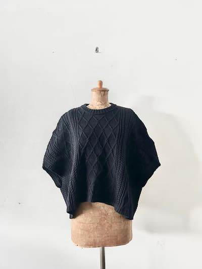 【美品】McCONNELL　ケーブルニットポンチョ　プルオーバー 画像1